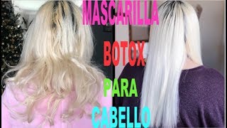 MASCARILLA INTENSA REGENERADORA PARA CABELLO PROCESADO DESHIDRATADO Y SECO [upl. by Brandi29]