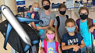 Solo Flight with 5 Kids Amidst a Pandemic Our Familys Adventure [upl. by Farnsworth268]