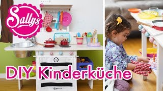 Kinderküche für unter 25€ bauen  ist das machbar  DoitYourself  Sallys Welt WirBleibenZuhause [upl. by Frissell]