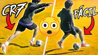 ¡REGATE ESPECIAL de CR7 para BURLAR A TU RIVAL en fútbolTutorial para aprender a jugar futbol [upl. by Nogam]