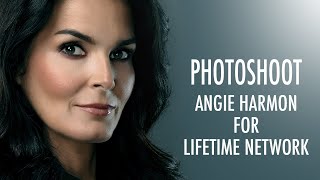 Angie Harmon for Lifetime Network  Photo Shoot Behind the Scenes [upl. by Nawd]