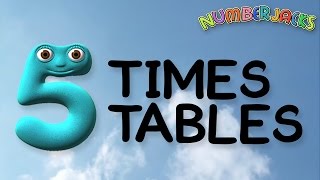 5 Times Tables Song  Numberjacks [upl. by Foss]