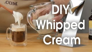 DIY whipped cream in 60 seconds [upl. by Aig]