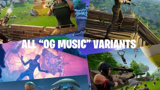 Fortnite  All “OG Music” Variants Update [upl. by Ehrenberg240]