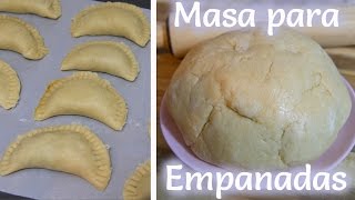 Masa Para Empanadas Saladas  Mi Cocina Rápida [upl. by Annavoeg156]