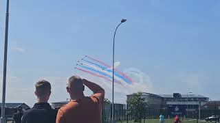 Red arrows display at RAF Lossiemouth [upl. by Noxaj201]