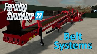 Farming Simulator 22 Tutorial  Belt Systems [upl. by Enyalahs]