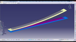 Use WRAP SURFACE TO FLAT SOLID PART with CATIA [upl. by Body]