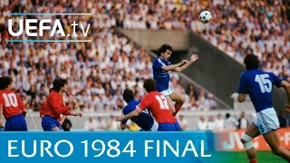 France v Spain 1984 UEFA European Championship final highlights [upl. by Kletter]