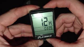 Bicycle quotINBIKEquot Odometer Setup [upl. by Cassady]