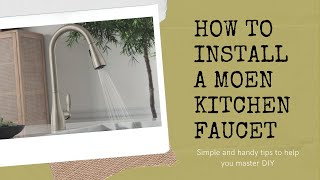 How to install a Moen kitchen faucet [upl. by Jonah288]