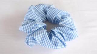 How to Make a Scrunchie  DIY Scrunchies  Sewing Scrunchies [upl. by Peppard915]