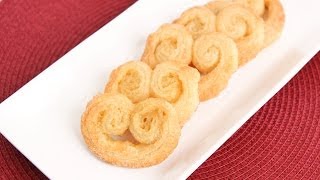 Homemade Palmiers Elephant Ear Cookies Recipe  Laura Vitale  Laura in the Kitchen Episode 742 [upl. by Spanjian33]