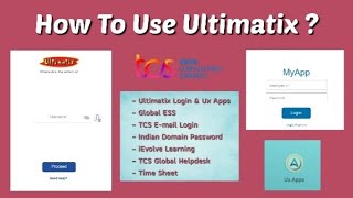 How To Use Ultimatix  TCS [upl. by Baker515]