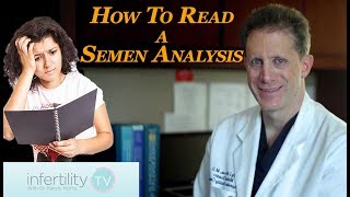 How to read a semen analysis  Infertility TV [upl. by Eizeerb]