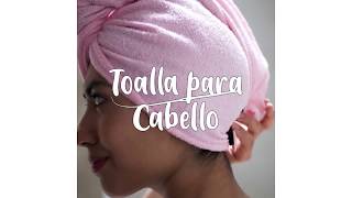 Tutorial  Cómo hacer una Toalla para el Cabello [upl. by Rafaelof]