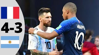 France vs Argentina 43  World Cup Highlights and Goals [upl. by Suoivatnom]