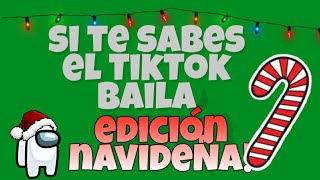 Si te sabes el TikTok baila  EDICION NAVIDEÑA❄🎄  Parte 29 [upl. by Gretchen]