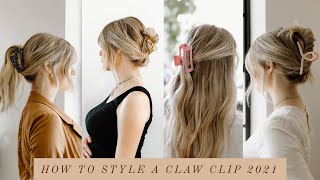 How To Style a Claw Clip 2021 [upl. by Garnet]