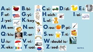 English Alphabet Pronunciation  Alphabet ABC Pronunciation [upl. by Natka]