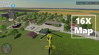 FS22 First Real 16X Map  North Dakota Hastings Map FarmingSimulator22 [upl. by Chadabe784]