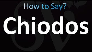 How to Pronounce Chiodos correctly [upl. by Lindsay809]