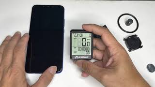 INBIKE Speedometer Unboxing amp Setup [upl. by Htaeh]