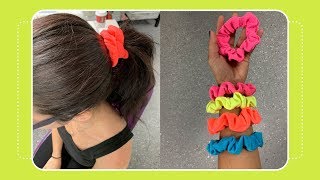 How to Sew a Scrunchie  Hair Tie [upl. by Jacky976]