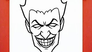 HOW TO DRAW THE JOKER [upl. by Ayotaj]