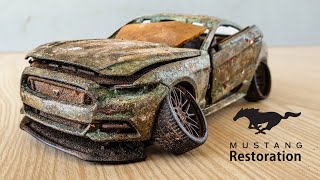 Ford Mustang Gt  Amazing Restoration Abandoned Model Car [upl. by Khudari]