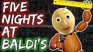 FIVE NIGHTS AT BALDIS IS BACK  Baldis Basics FNAF Fan Game [upl. by Gavrielle]