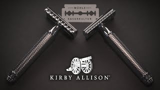 How To Replace and Assemble The Blade In A Safety Razor  Kirby Allison [upl. by Akinehc]