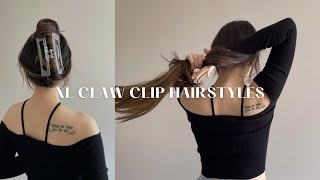 XL Claw Clip Hairstyles For Long Hair [upl. by Ross]