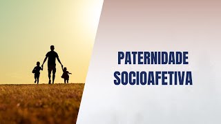 Paternidade socioafetiva [upl. by Nalyorf]