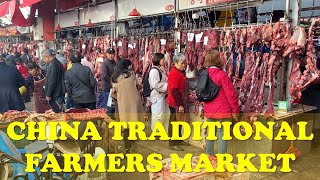 CHINA TRADITIONAL FARMERS MARKET [upl. by Aineg132]