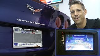 How to install a Reverse Camera on a C6 Corvette [upl. by Dorian]