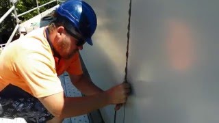 ALUCOBOND COMPOSITE quotKEYSILquot Gasket installation [upl. by Sergias]