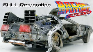 Full Restoration abandoned DeLorean DMC12 Back to the Future Time Machine car [upl. by Con]