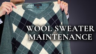 How to Wash and Maintain Wool Sweaters  Laundry Hacks [upl. by Ahcatan]