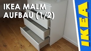 Ikea MALM Kommode Aufbau 12 [upl. by Clercq]