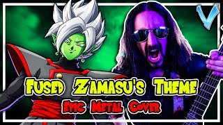 Dragon Ball FighterZ  Fused Zamasu Theme EPIC METAL COVER Little V [upl. by Llerrehs]