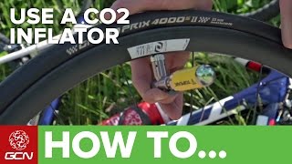 How To Use A CO2 Cartridge To Inflate A Bike Tyre [upl. by Aleehs]