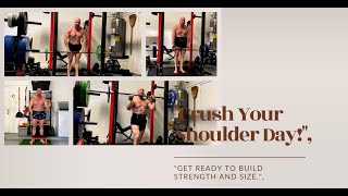 Jason Blaha Powerbuilding Shoulder Day  12192024 [upl. by Nitsirc]