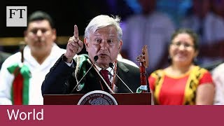 Andrés Manuel López Obrador sworn in as Mexican president [upl. by Haldeman]