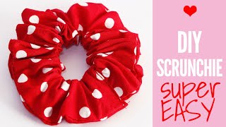 How to Make a Scrunchie  DIY Scrunchie Tutorial [upl. by Aniwde]