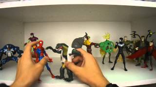 Review dos bonecos da coleção Spectacular SpiderMan [upl. by Donavon]