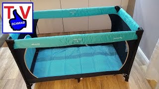 Reisebett aufbauen Aufbau Hauck Dream´n Play Anleitung  Travel cot unfold unfolding tutorial [upl. by Tham]