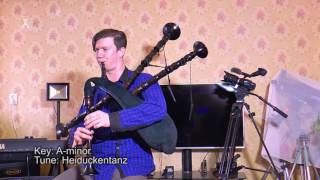 German Medieval Bagpipe  Dudelsack  Дудельзак Keys AGC [upl. by Izak36]