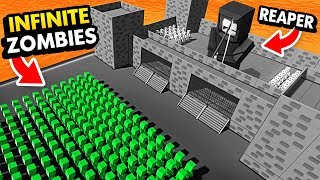 INFINITE ZOMBIES vs HUGE CASTLE OF THE EVIL REAPER Ancient Warfare 3 Funny Gameplay [upl. by Ahseneuq]