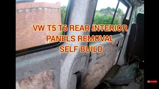 Interior panel removal VW T5 T6 [upl. by Borlase]